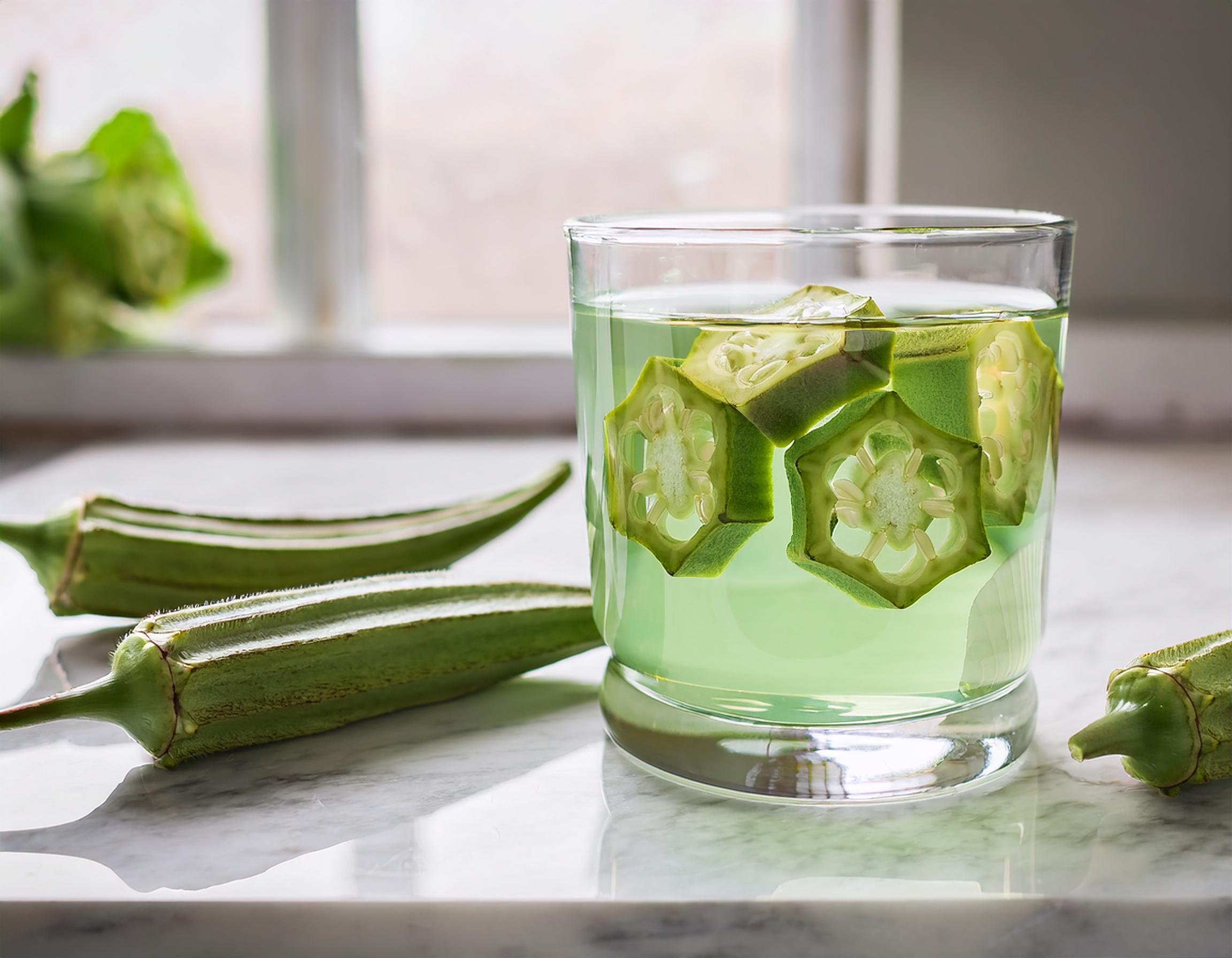 Okra water benefits