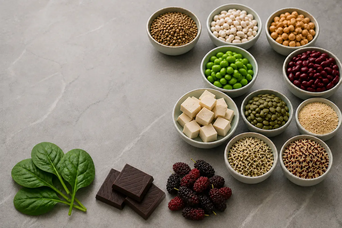21 Vegetarian Foods High in Iron: The Best Vegan Sources Too