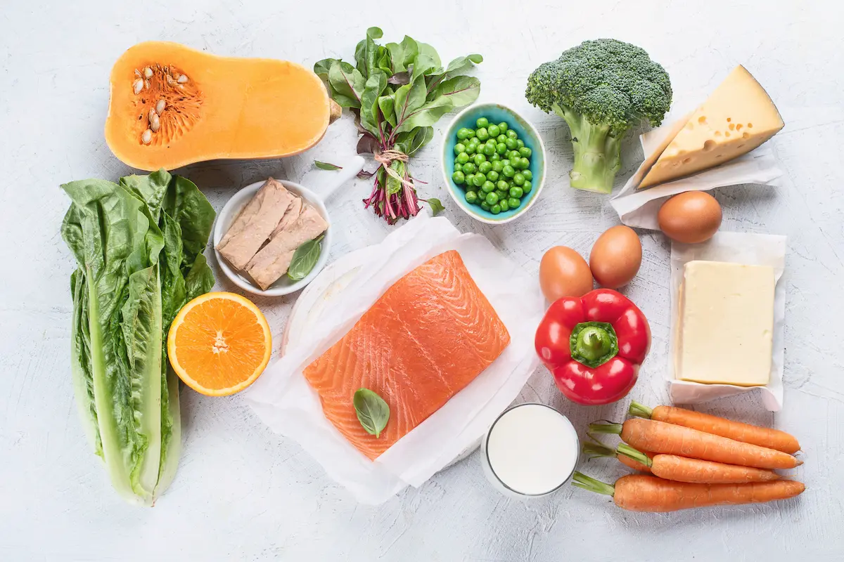 Foods high in vitamin A