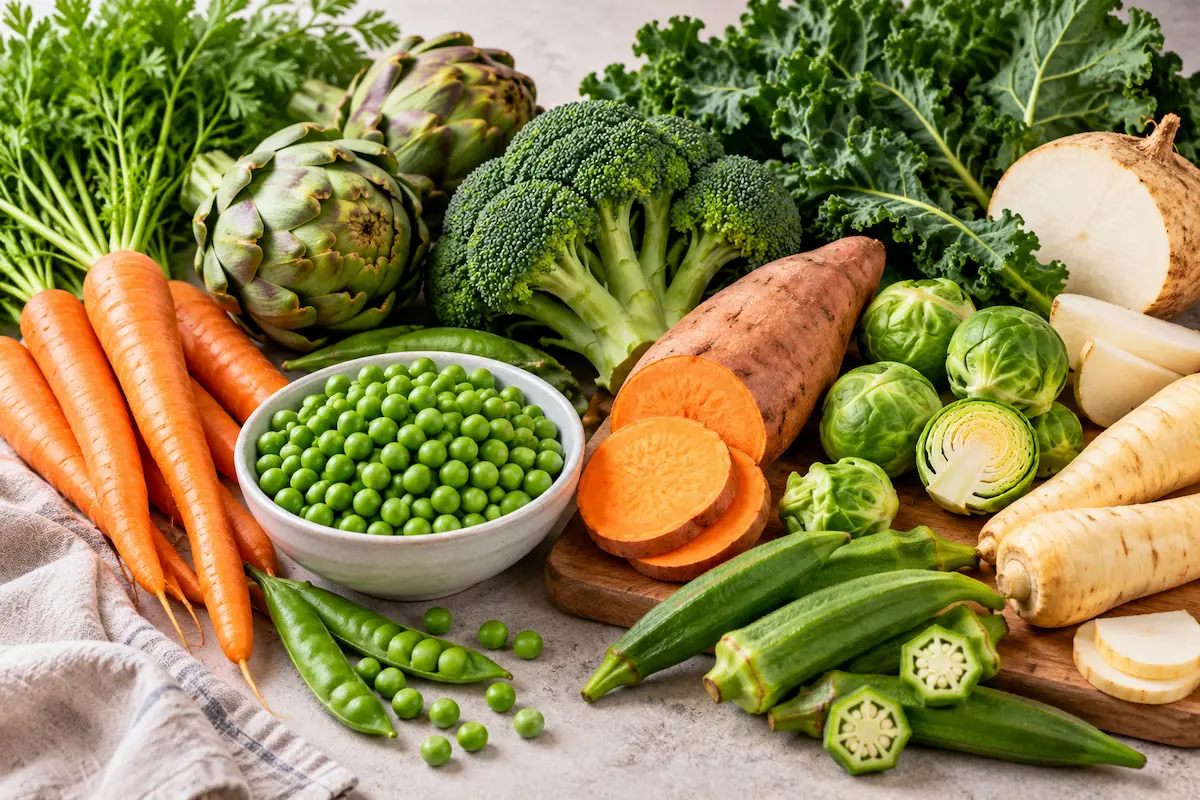 16 Vegetables High in Fiber